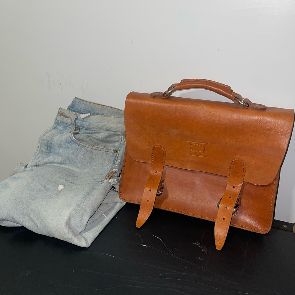 Brown Leather Satchel